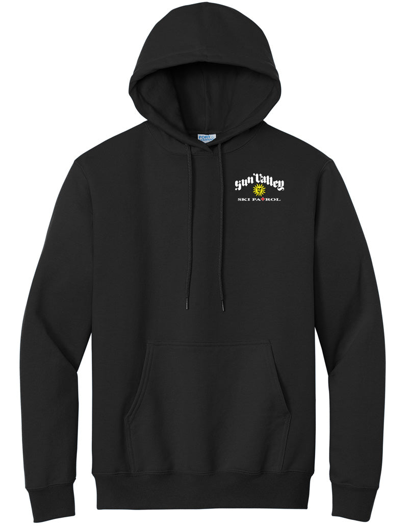 Haulin' The Fallin' Fleece Hoodie - Sun Valley Ski Patrol