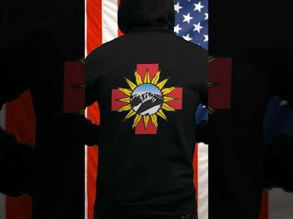 Baldy Cross Fleece Hoodie - Sun Valley Ski Patrol