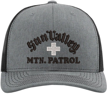 Richardson 112 Cross Trucker Hat - Sun Valley Ski Patrol